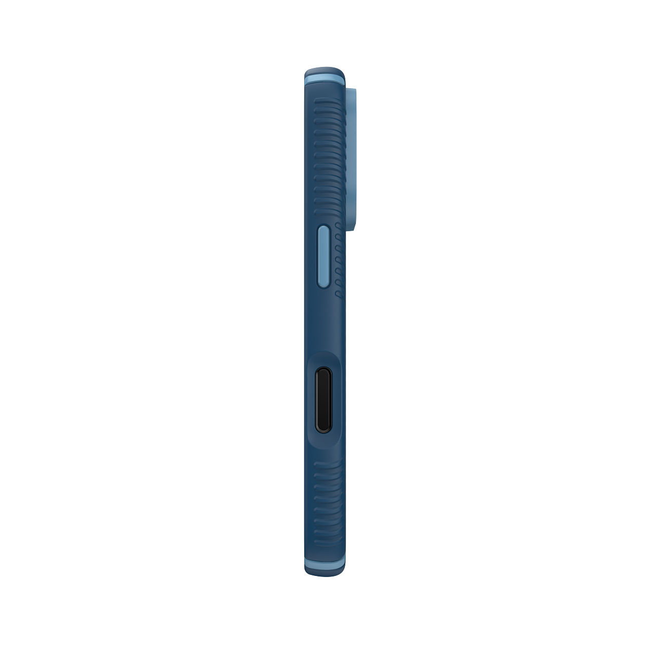 Left. Speck - Presidio2 Grip Case with MagSafe for Apple iPhone 18 Pro / iPhone 17 Pro - Deep Sea.