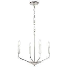 Living District - Enzo 4 Light Pendant - Chrome