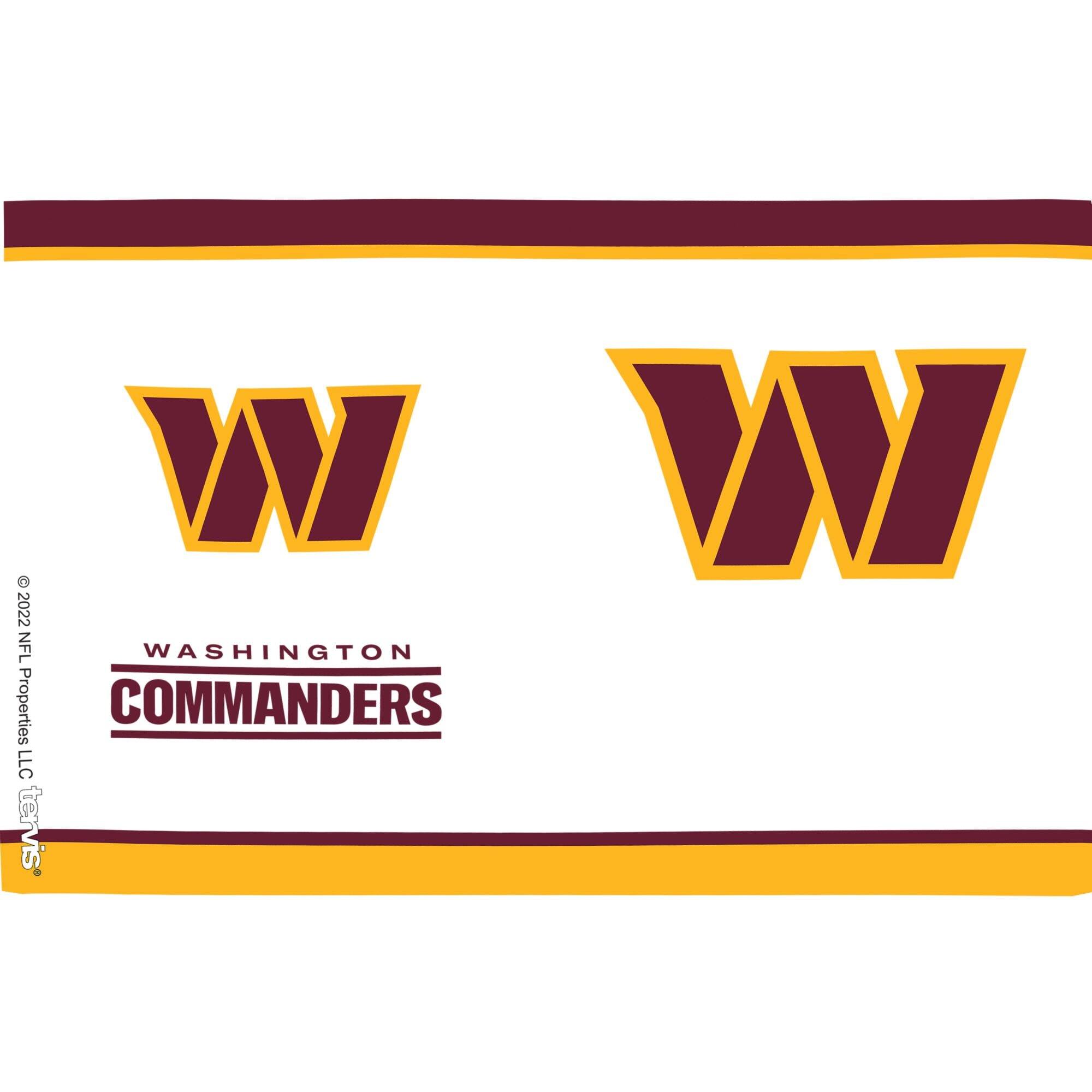 W W

WASHINGTON COMMANDERS

© 2022 NFL Properties LLC