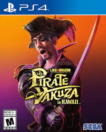 PS4. LIKE DRAGON PIRATE VAKUZA in HAWAII. MATURE 17+. JEUNES ADULTES 17+. M ESRB. SEGA. - M (Mature 17+)