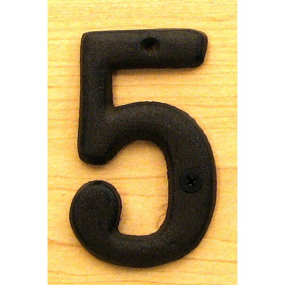 Front. BreeBe - Solid Cast Iron Number 5 - Black.