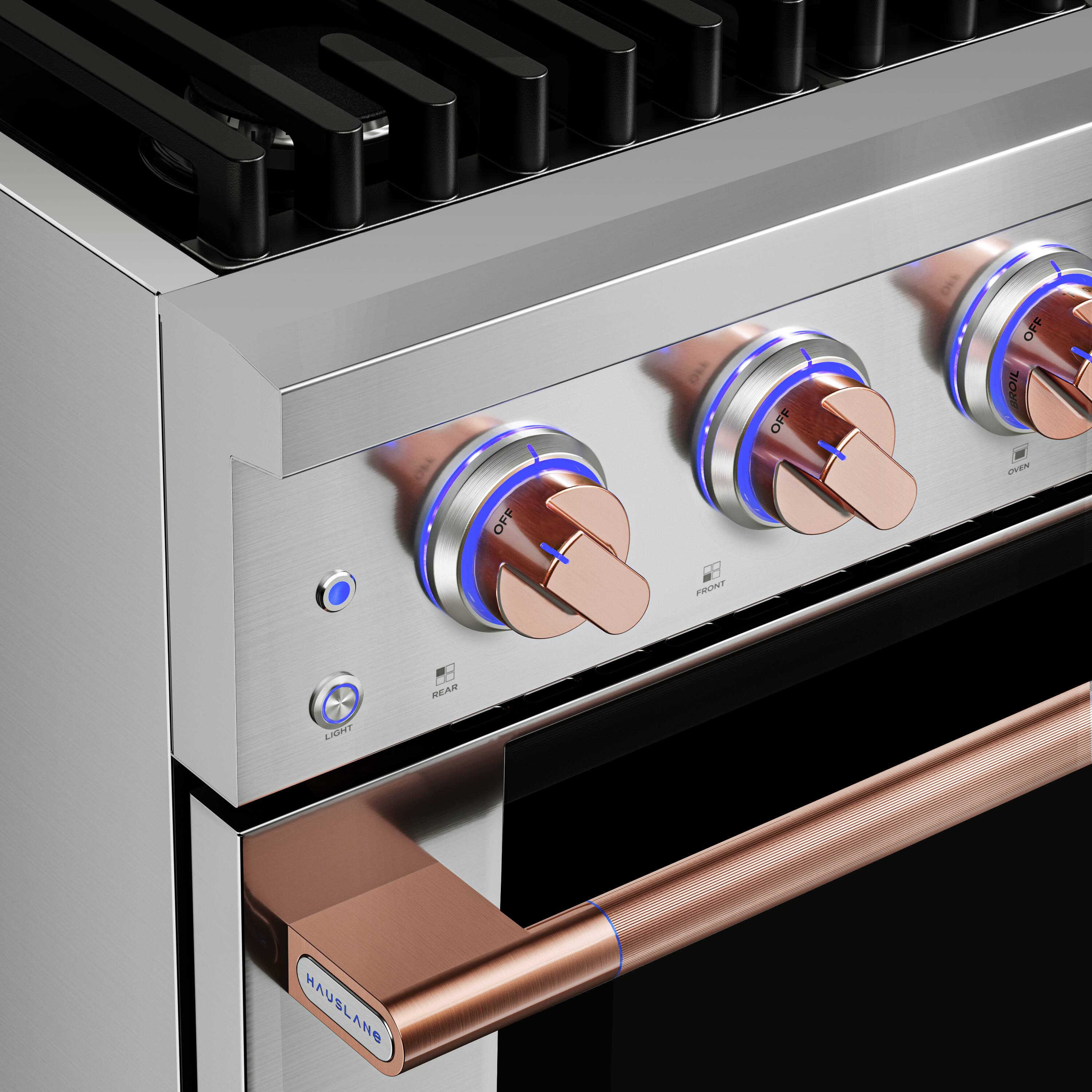 OFF OFF BROIL DEN OFF FRONT REAR LIGHT HAUSLANG