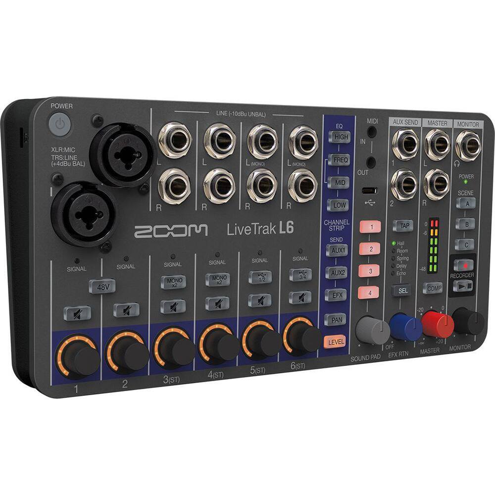 Mixing, Offers L6 LiveTrak Zoom とERL-6 L6 LiveTrak ZOOM Recording, Compact In Effects 配信機器・PA機器・レコーディング機器