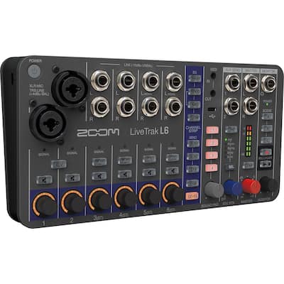 Zoom LiveTrak L 6 10 Channel Digital Mixer and Recorder ZL6 ZL6 Zoom LiveTrak L 6 10 Channel Digital Mixer and Recorder ZL6 ZL6