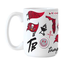 Logo Brands - Tampa Bay Buccaneers 15oz. Native Ceramic Mug - Multicolor
