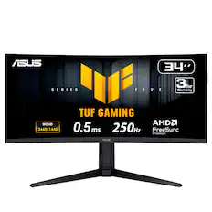 ASUS SERIES 34" 3 Year Warranty | WQHD 3440x1440 0.5ms 250Hz FreeSync Premium