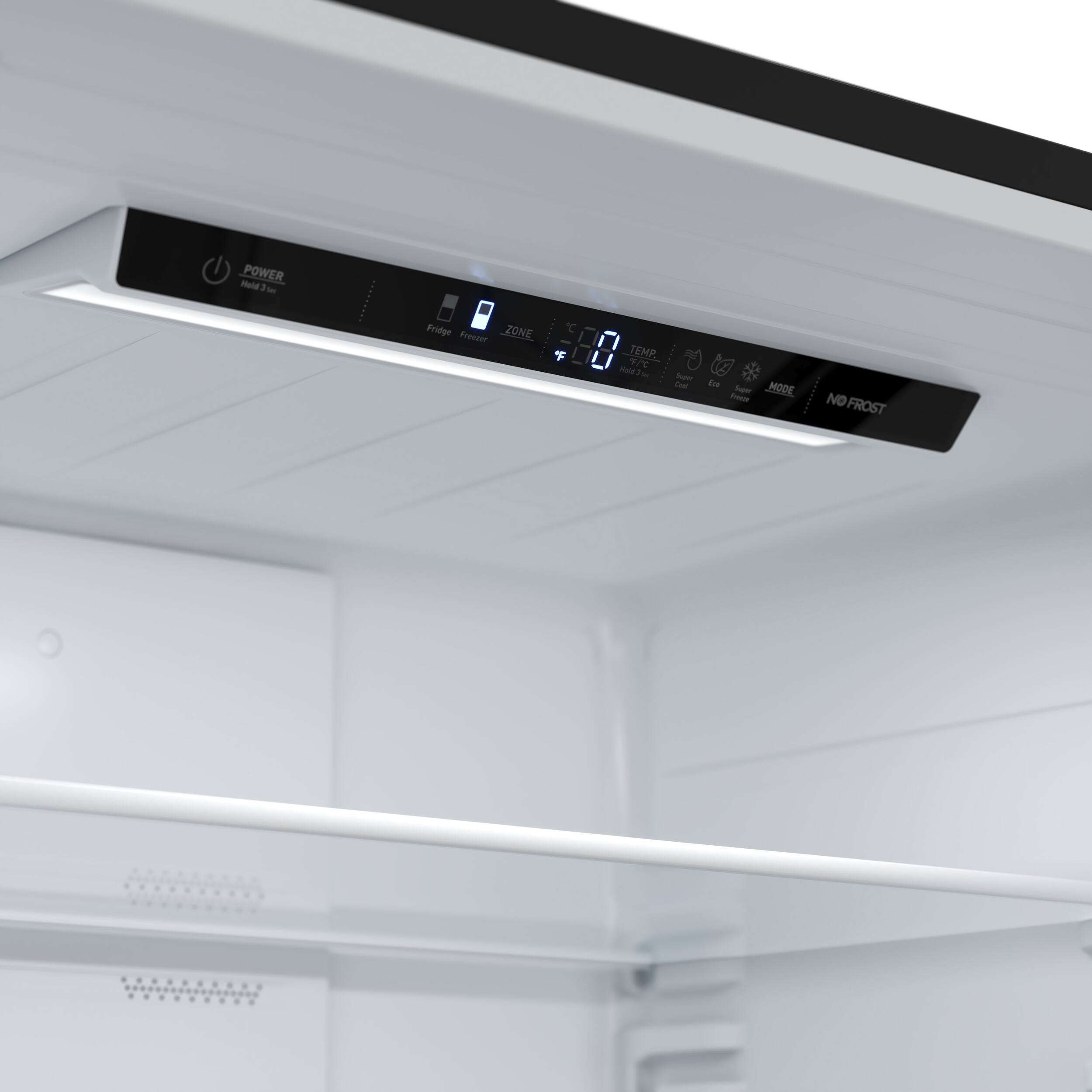 POWER  
Fridge Freezer  
ZONE  
TEMP  
-4°C  
MODE  
NO FROST