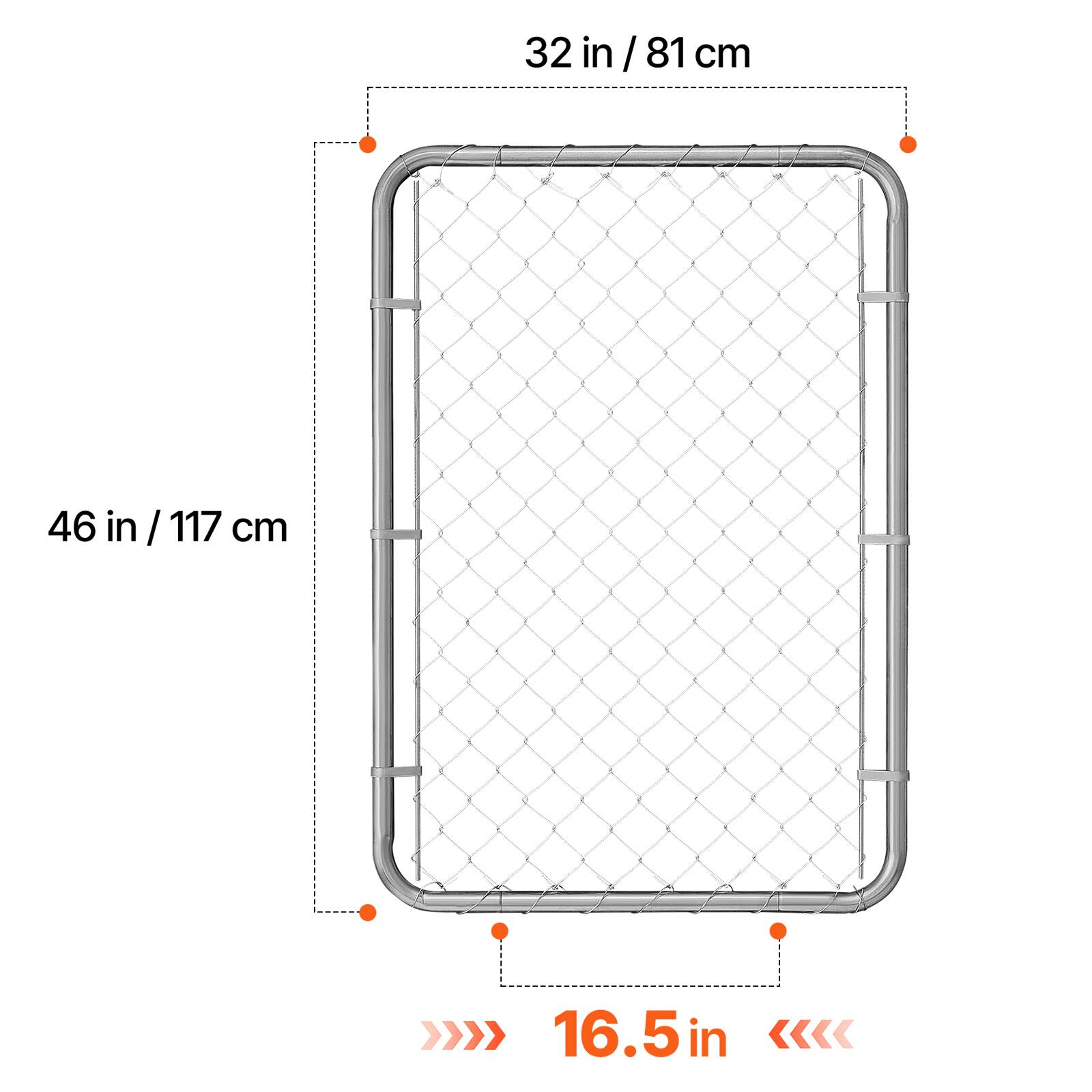 32 in / 81 cm  
46 in / 117 cm  
16.5 in