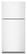 Front. Amana - 30 in. Wide 19 cu. ft.Garage Ready Top-Freezer Refrigerator and - White.