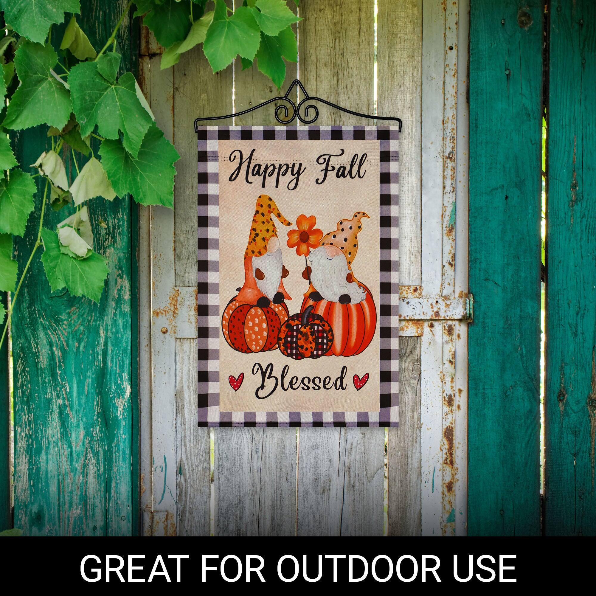 Happy Fall Blessed  
GREAT FOR OUTDOOR USE