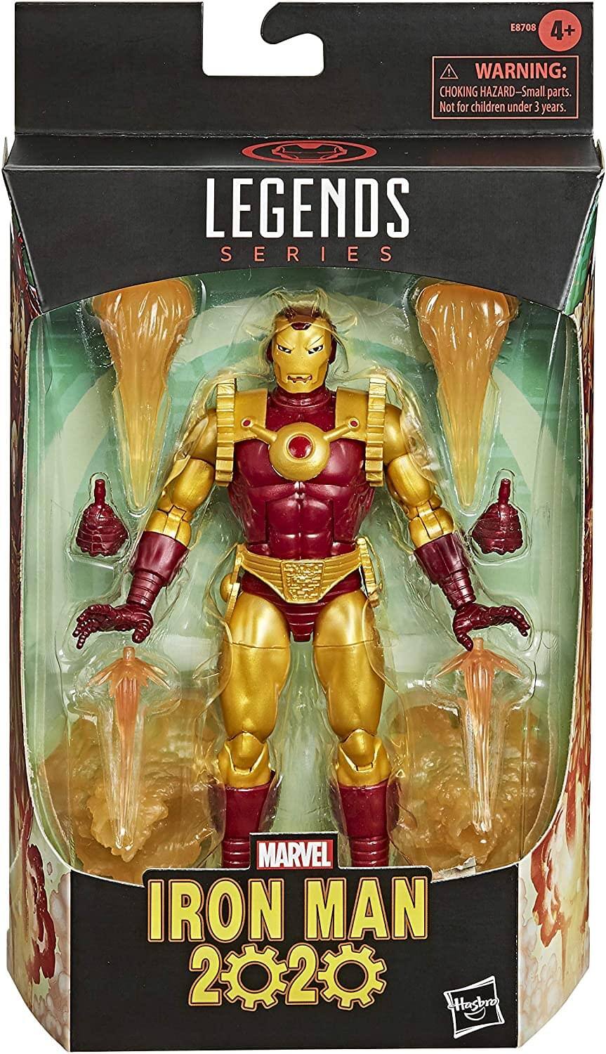E8708  
4+  
WARNING: CHOKING HAZARD - Small parts. Not for children under 3 years.  
LEGENDS SERIES  
MARVEL  
IRON MAN 2020  
Hasbro