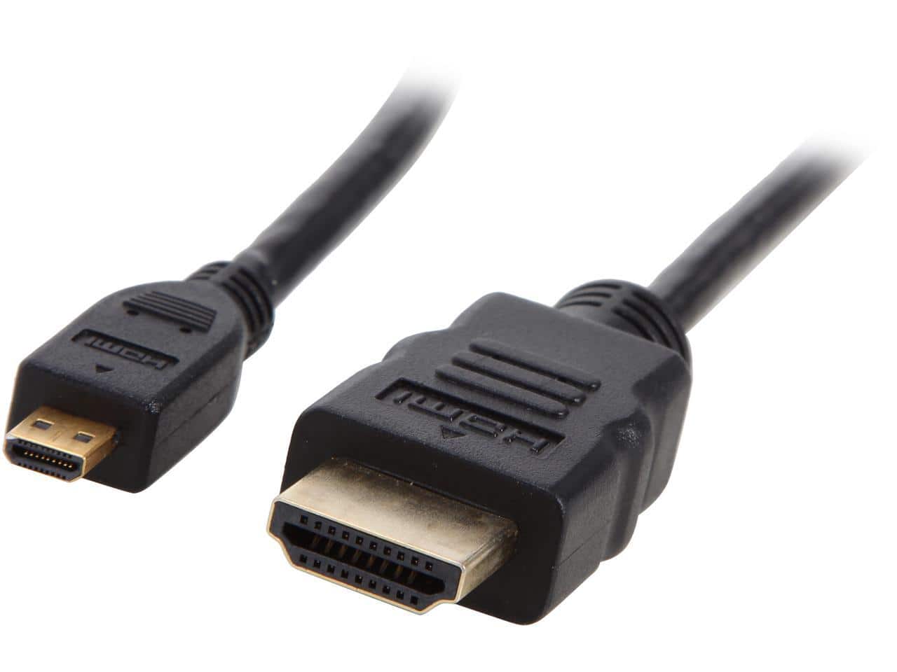 StarTech.com - HDMIADMM3 3 ft. Black High Speed HDMI® Cable with Ethernet Male to Male