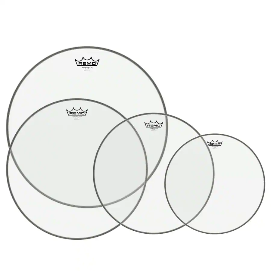 Remo Tom Pack (10,12,14,16 Clear Ba), Domestic Only PP-2430-BA- - Best Buy