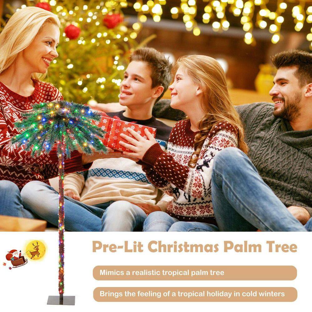 Pre-Lit Christmas Palm Tree

Mimics a realistic tropical palm tree

Brings the feeling of a tropical holiday in cold winters