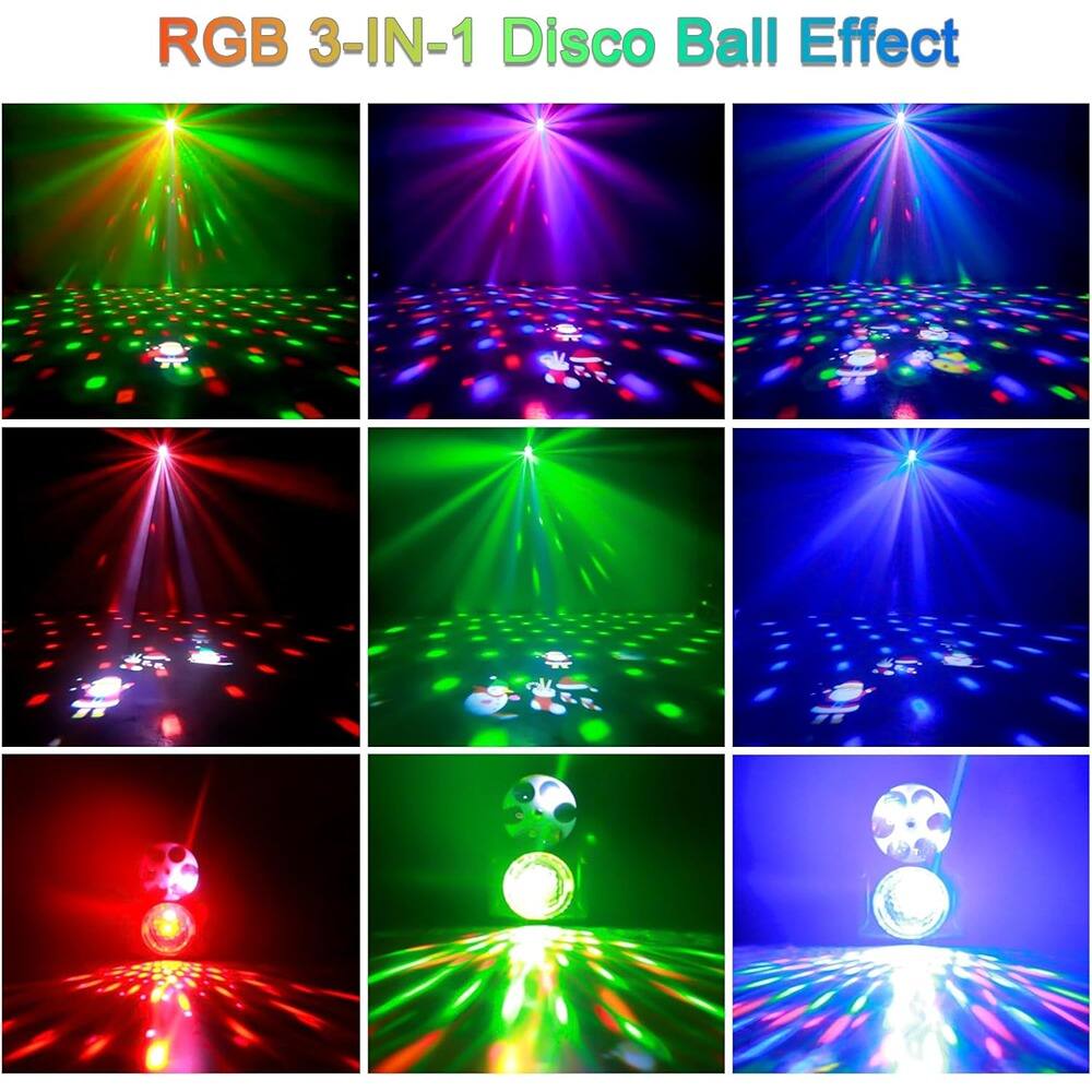 RGB 3-IN-1 Disco Ball Effect