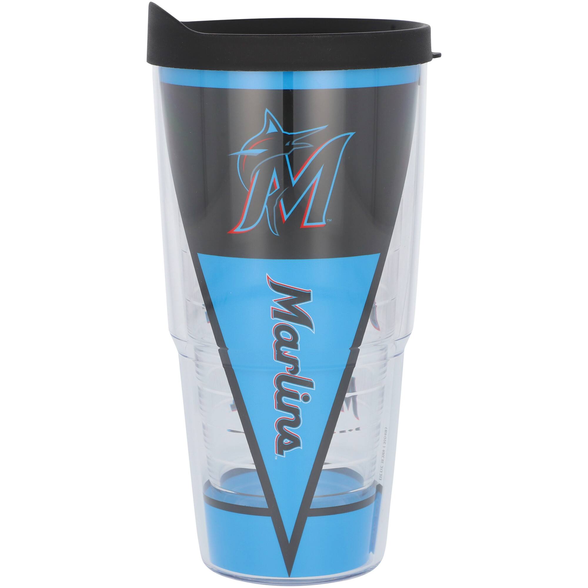 Alt View 1. Tervis - Miami Marlins 24oz. Batter Up Classic Tumbler - Multicolor.