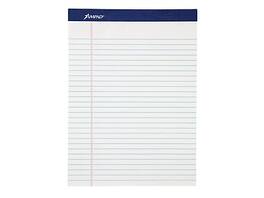 Ampad - Evidence Notepad, 8.5" x 11.75", Wide Ruled, 50 Sheets/Pad, 12 Pads - White