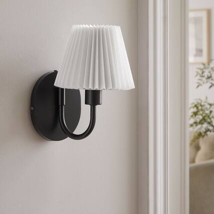 Front. Modway - Wave Wall Sconce by Modway - Black.