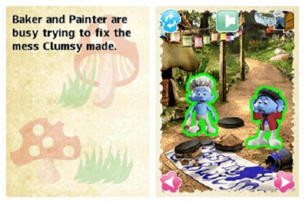 Baker and Painter are busy trying to fix the mess Clumsy made.