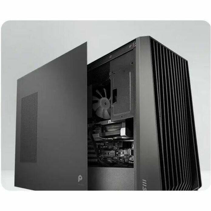 Alt View 2. MSI - MSI PRO DP400 AI PRO DP400 AI 2NVR-024US Desktop Computer - Intel Core Ultra 7 265F - 32 GB - 2 TB PCI Express NVMe SSD - Black.