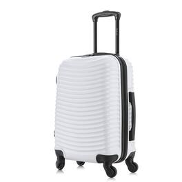 DUKAP - Adly Lightweight Hardside Spinner Luggage 20" Carry-On - White