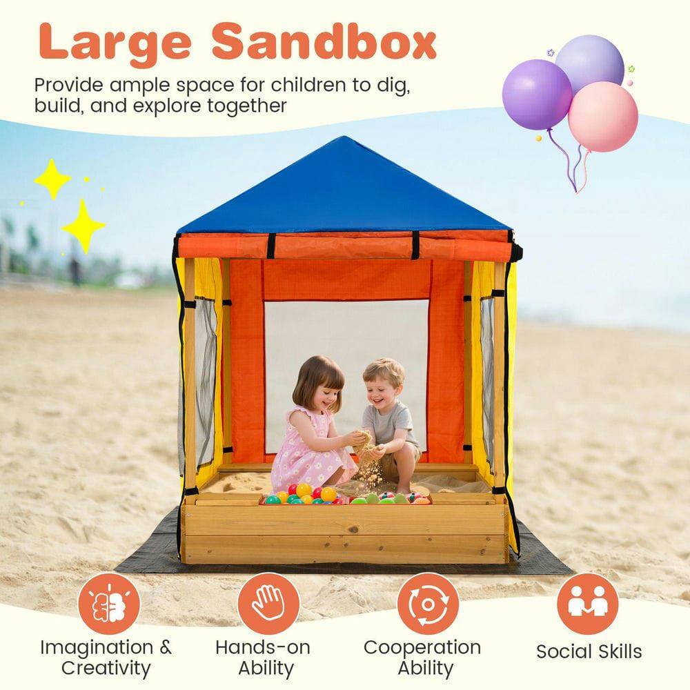 Large Sandbox  
Provide ample space for children to dig, build, and explore together  

Imagination & Creativity  
Hands-on Ability  
Cooperation Ability  
Social Skills