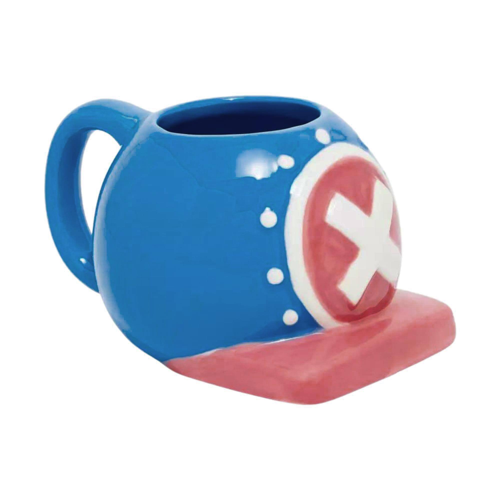 Alt View 1. Great Eastern - One Piece Chopper's Hat 14oz Sculpted Cersamic Mug - Multi-Color.