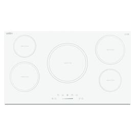 SUMMIT - 36" Wide 208-240V 5-Zone Induction Cooktop - White