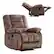 Angle. Bestier - Bestier Massage Recliner Chairs with Heat and Vibration Soft Fabric Single Manual Reclining Chair - Brown.