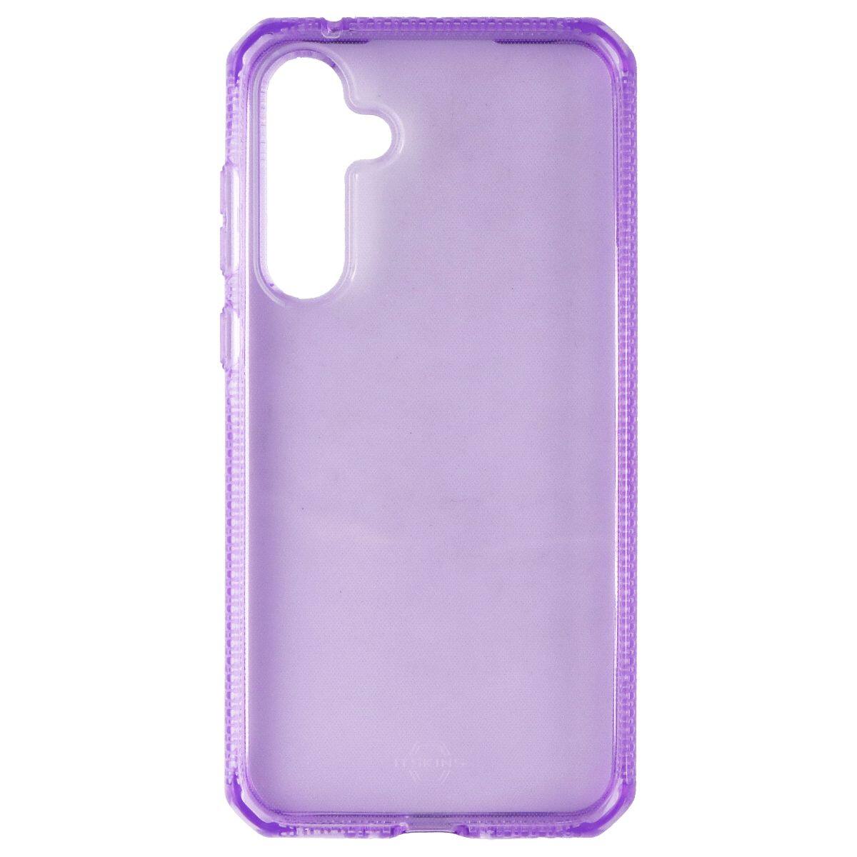 Back. Itskins - Spectrum_R Clear Series Case for Samsung Galaxy A35 5G - Fitted Slim Profile - Purple.