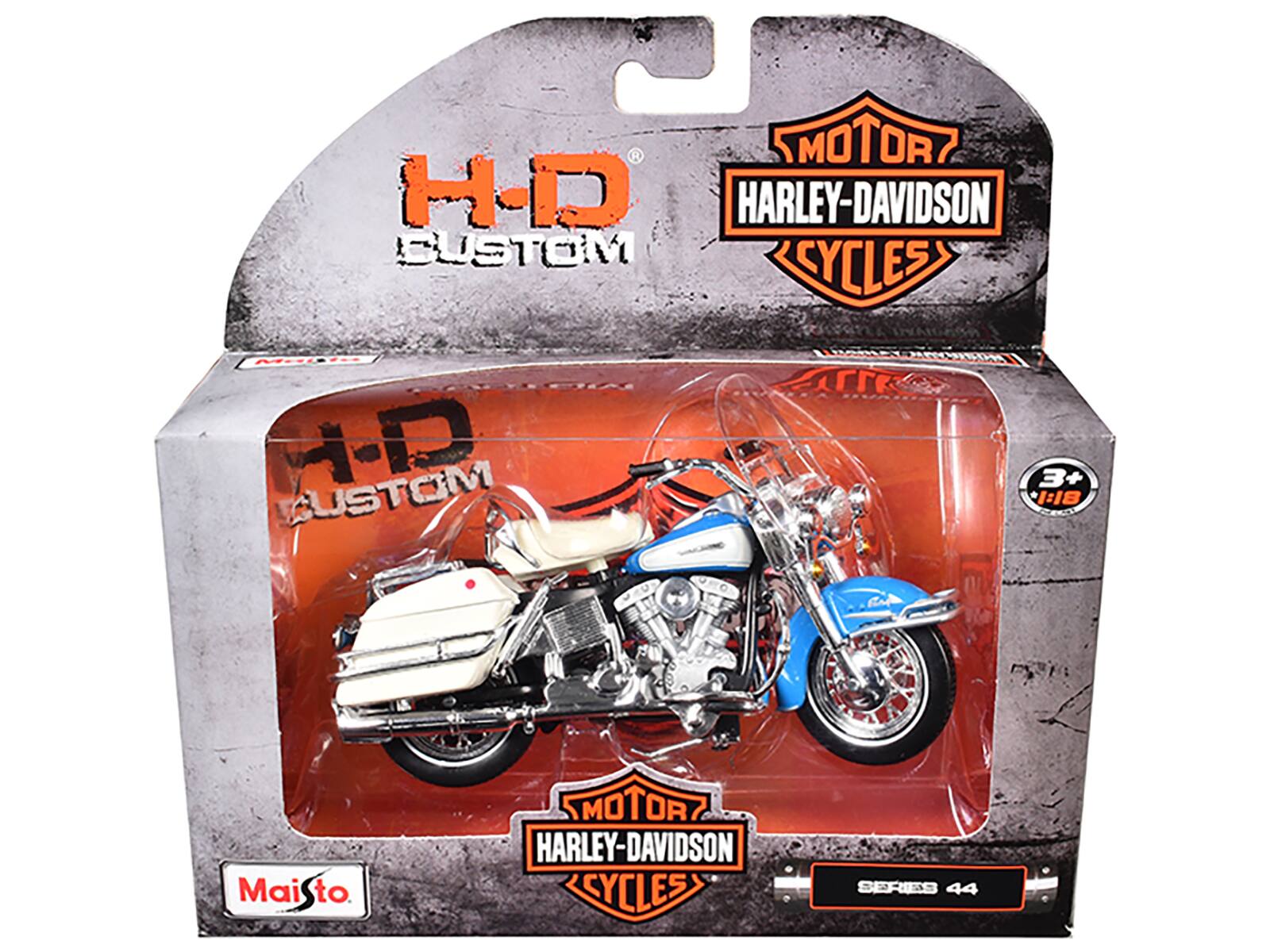 H MOTOR H-D HARLEY-DAVIDSON CUSTOM CYCLES  
Hilin C-F AUSTOM Temey E rr 3+ 118  
MaiSto to MOTOR HARLEY-DAVIDSON CYCLES SERIES 44