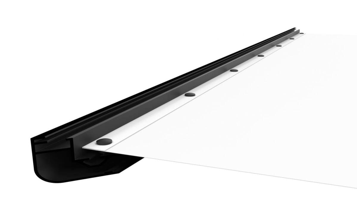 Back. Screen Innovations - 1 Series Fixed - 100" - Gamma White 1.1 Gain Screen.