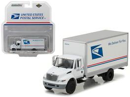 Greenlight - 2013 International Durastar Box Truck "United States Postal Service" (USPS) "H.D. Trucks" Series 9 1/64 Diecast - Gray