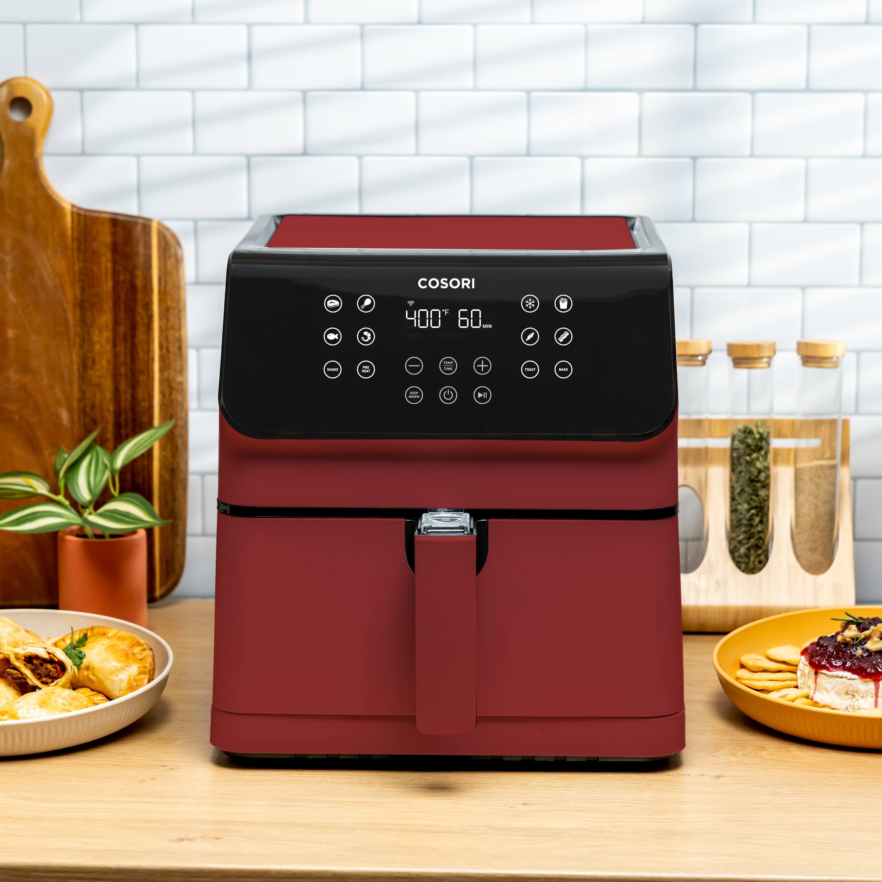 Cosori Pro Ii 5.8 Quart Smart Air Fryer Red