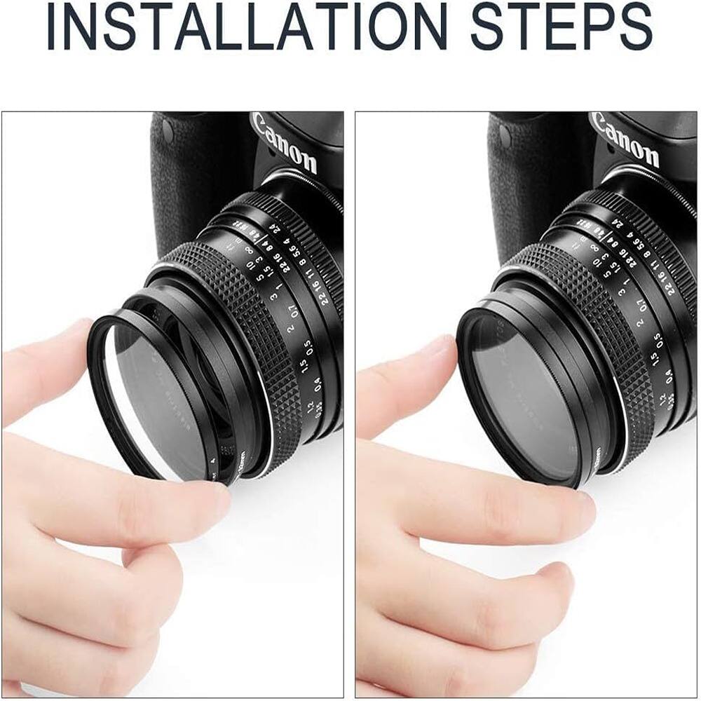 INSTALLATION STEPS

Canon

2.4 IN 24 1 a B 9 4 11 84 5.6 I DO 84 5.6 8 16 3 2216 8 3 2215 10 10 1,5 2216118564 1,5 11 5 11 5 16 16 1 - 22 3 3 0.7 0.2 2 0,5 0,5 1,5 1.5 0.4 0,4 12 12 0.15