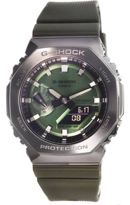 Casio - G-SHOCK Analog Digital Quartz Diver's GM-2100B-3A GM2100B-3 200M Men's Watch - Green
