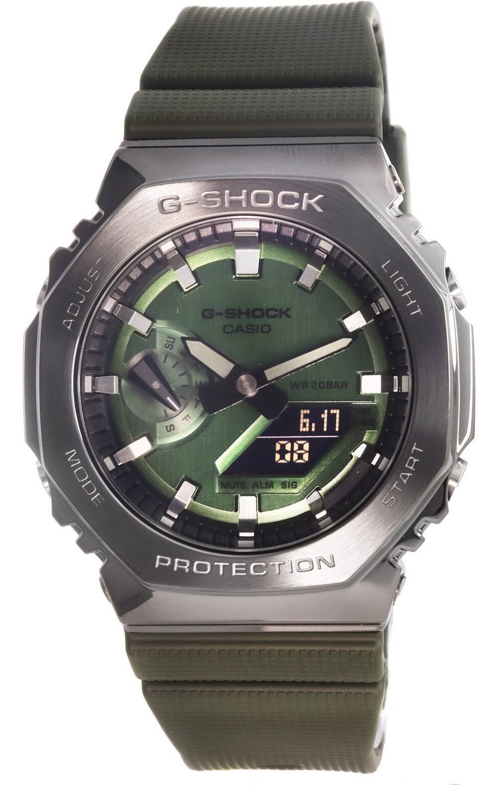 G-SHOCK  
LIGHT  
ADJUST  
G-SHOCK  
CASIO  
WR 20BAR  
6.17  
08  
ALM SIG  
MODE  
MUTE  
START  
PROTECTION