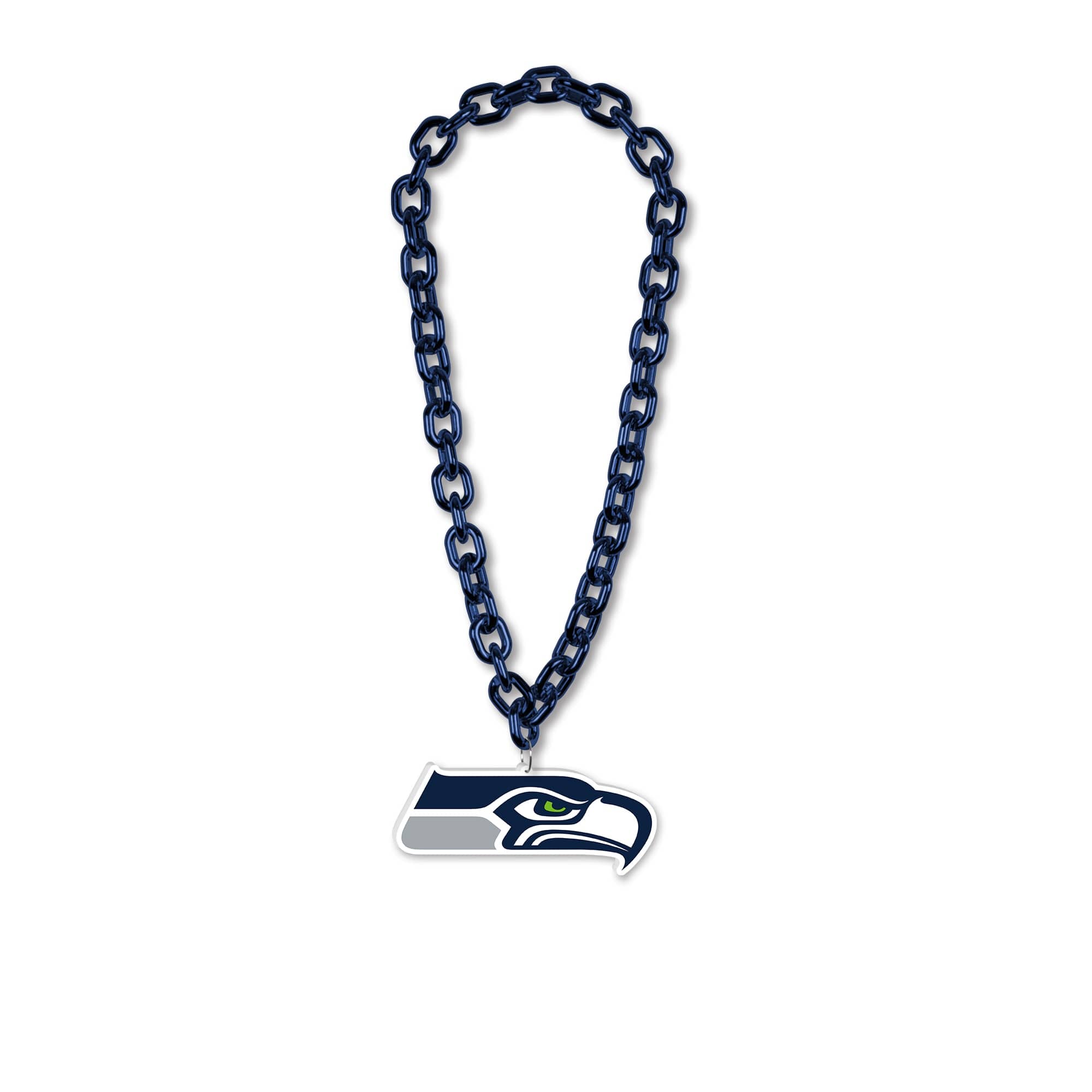 WinCraft - Seattle Seahawks Big Chain Logo Plastic Necklace - Multicolor price history on PriceWatchPro