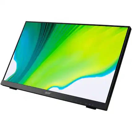Front. Acer - Acer UT222Q LCD Touchscreen Monitor - 16:9 - 4 ms - 21.5" Viewable - 1920 x 1080 - Full HD - In-plane Switching (IPS) - Black.