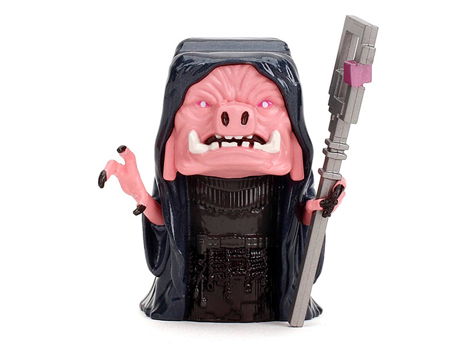 Back. Jada - Set of 4 Diecast Figures "A Minecraft Movie" (2025) Movie "Metalfigs" Series Diecast Models by Jada - Multicolor.