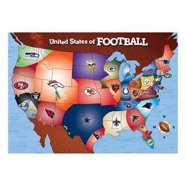 NFL - United States of Football 500 Piece Jigsaw Puzzle - Multi-Color