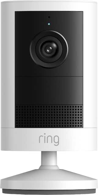 Ring - Outdoor Cam 2K, Battery - Wide-Angle Retinal 2K Video, 6x Enhanced Zoom, Night Vision - White