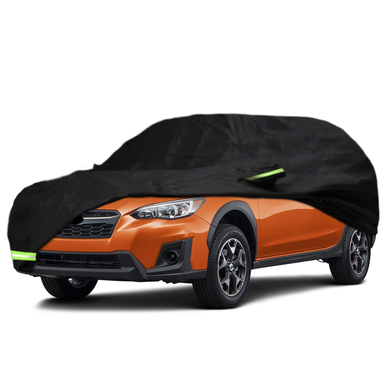 Empire DigiLabs - Waterproof Car Cover For 2013 2024 Subaru Crosstrek xv Custom Fit Windproof Strap Single Door Zipper Bands - Subaru Crosstrek/XV