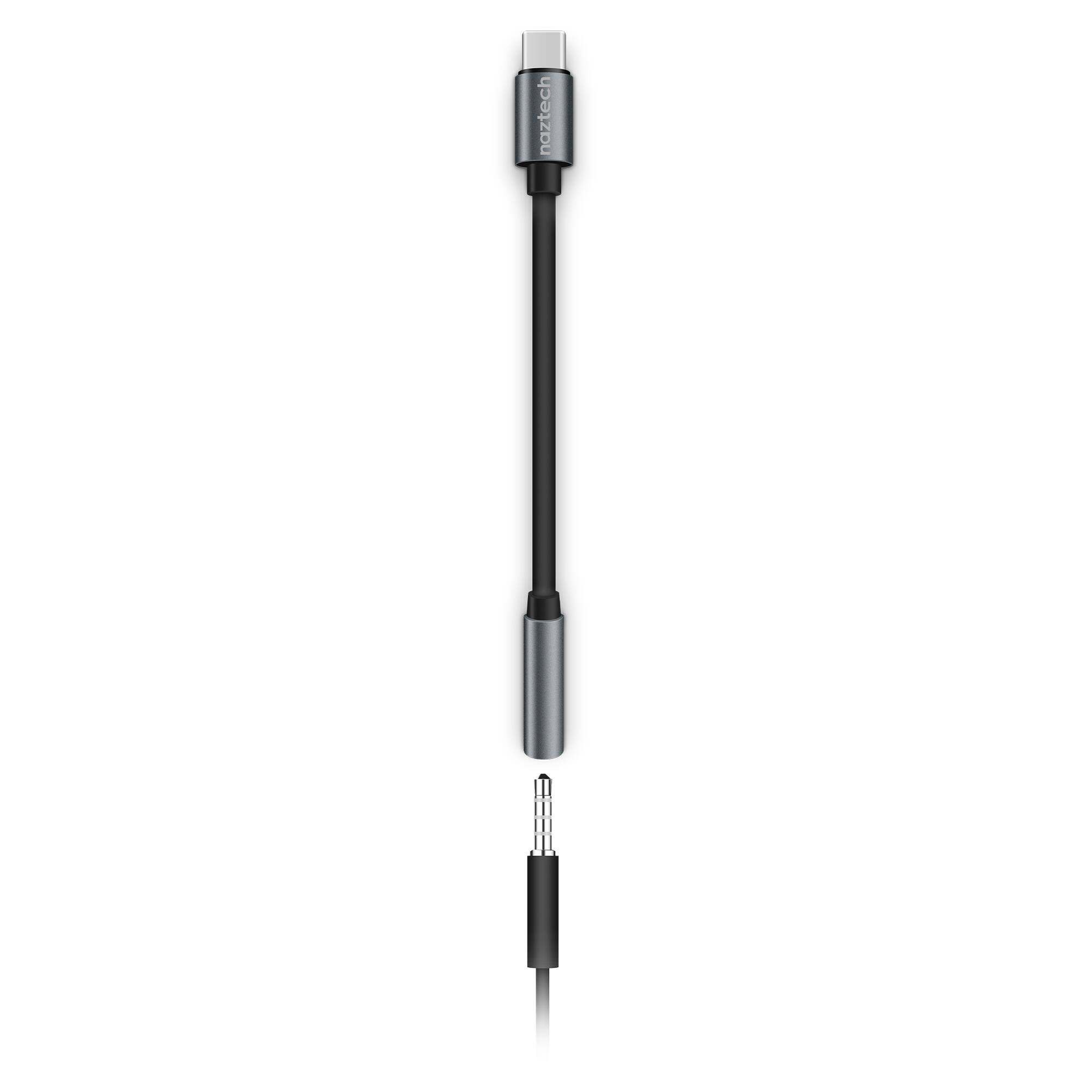 Naztech - USB-C to 3.5mm Audio Adapter with Plug and Play Convenience