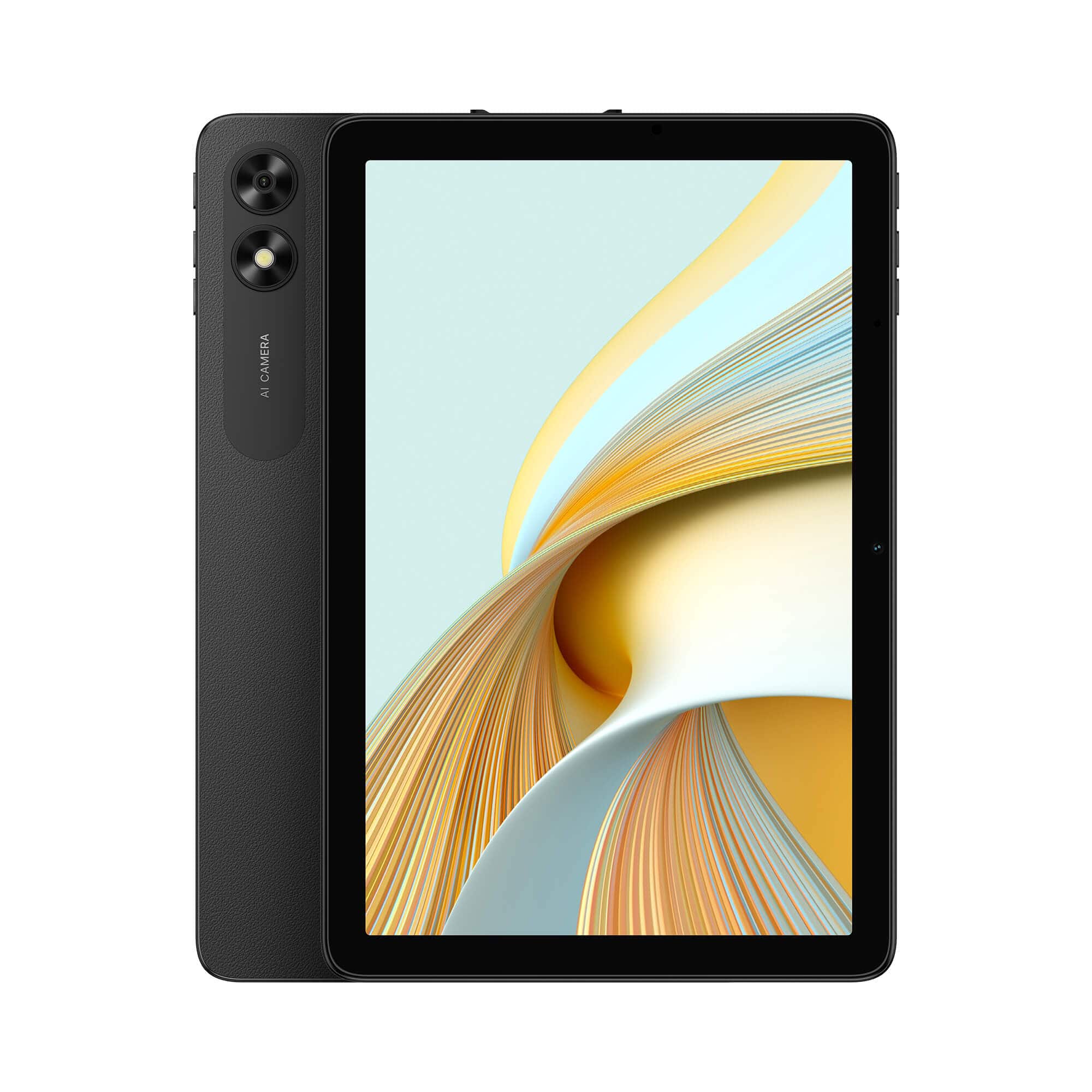Foxxd - C10 2-in-1 Smart Calling Unlock Tablets 10.1" HD Large 6000mAh Battery Dual 8MP Cameras Quad-Core Power Android Tablets - Black