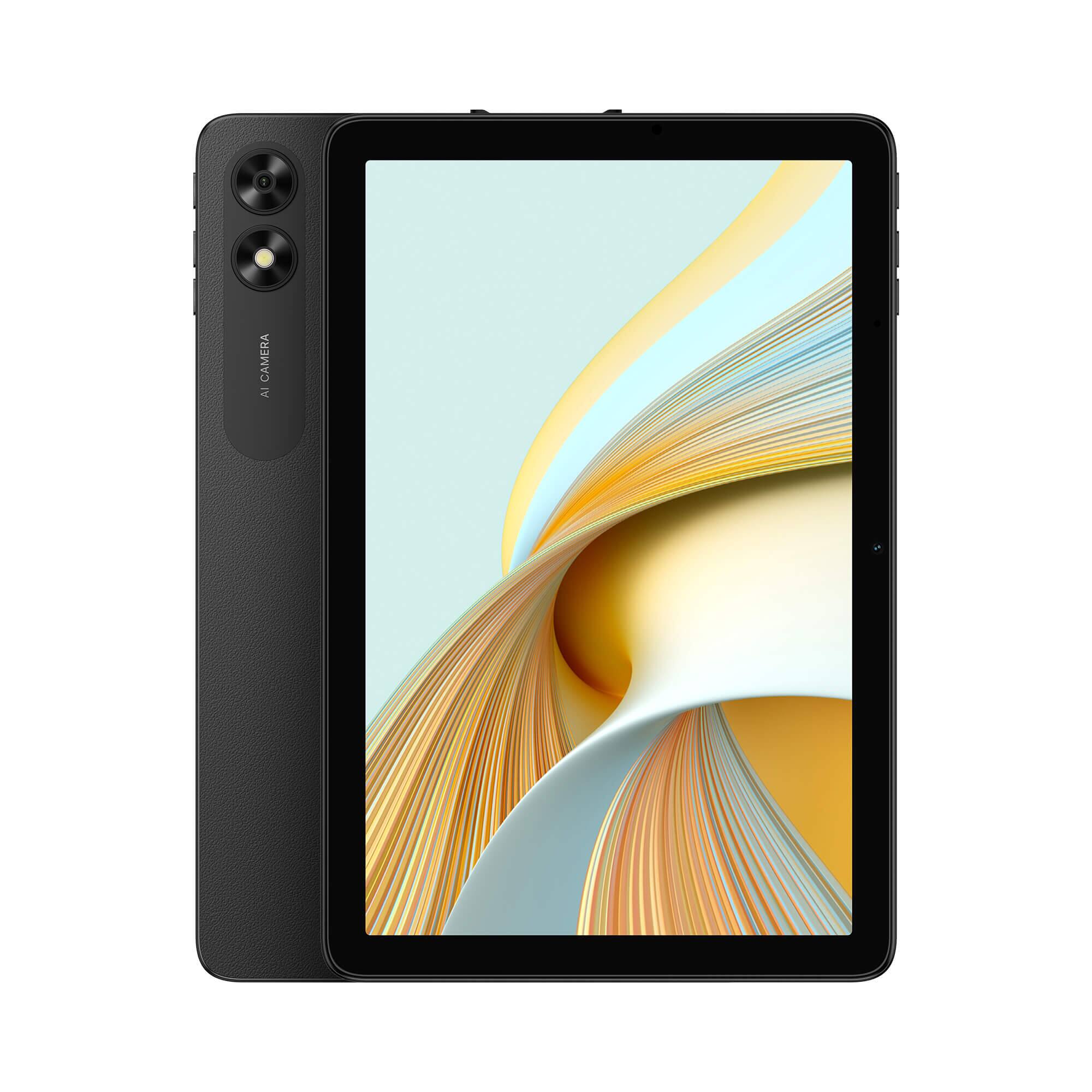 Front. Foxxd - C10 2-in-1 Smart Calling Unlock Tablets 10.1" HD Large 6000mAh Battery Dual 8MP Cameras Quad-Core Power Android Tablets - Black.