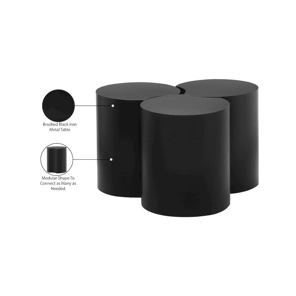 Meridian Furniture Dimple Coffee Table Black - Best Buy