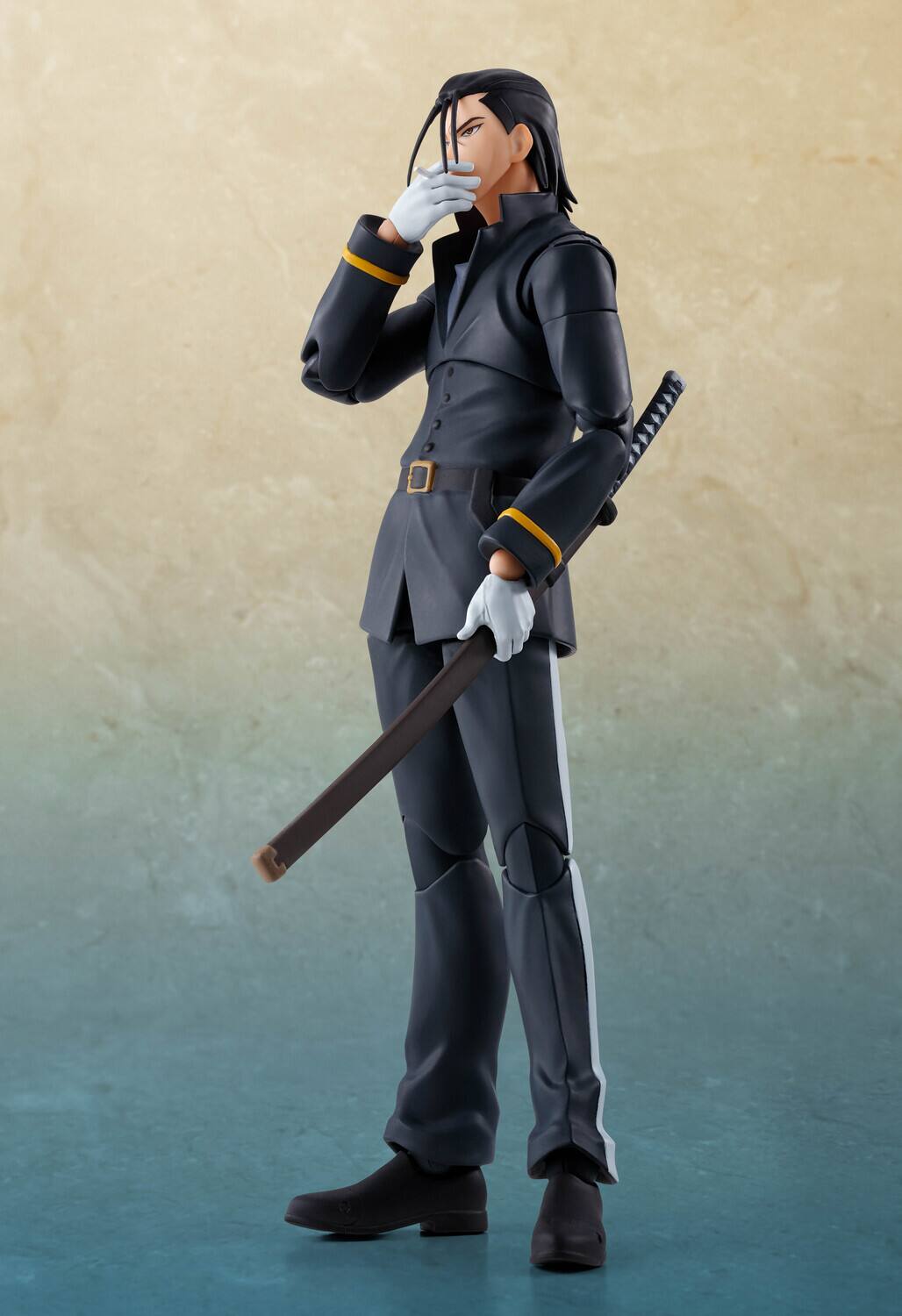 Alt View 1. PopMarket - Tamashii Nations - Rurouni Kenshin - S.H.Figuarts - Hajime Saito Action Figure   - COLLECTIBLES - Multicolor.