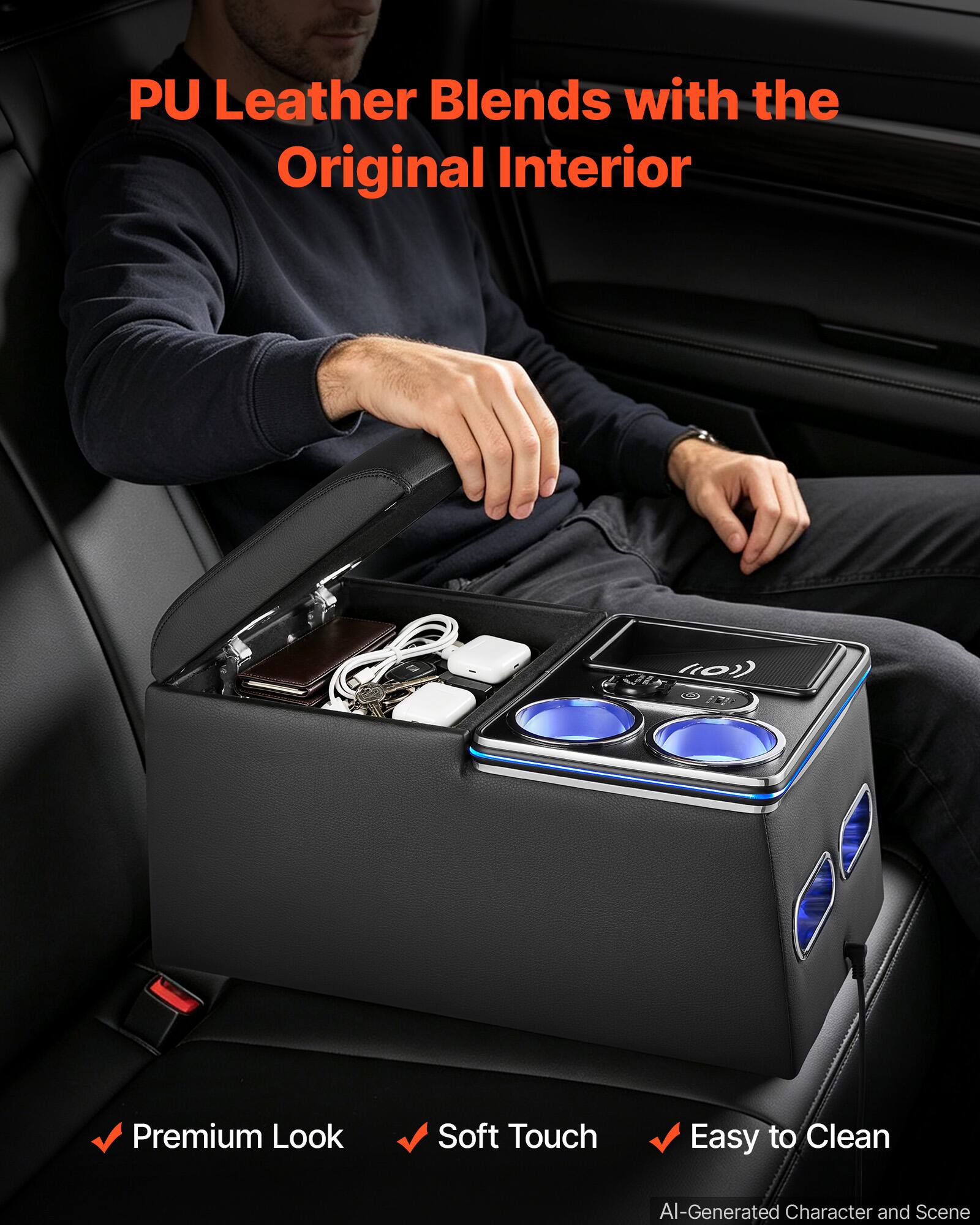 PU Leather Blends with the Original Interior

Premium Look
Soft Touch
Easy to Clean

AI-Generated Character and Scene