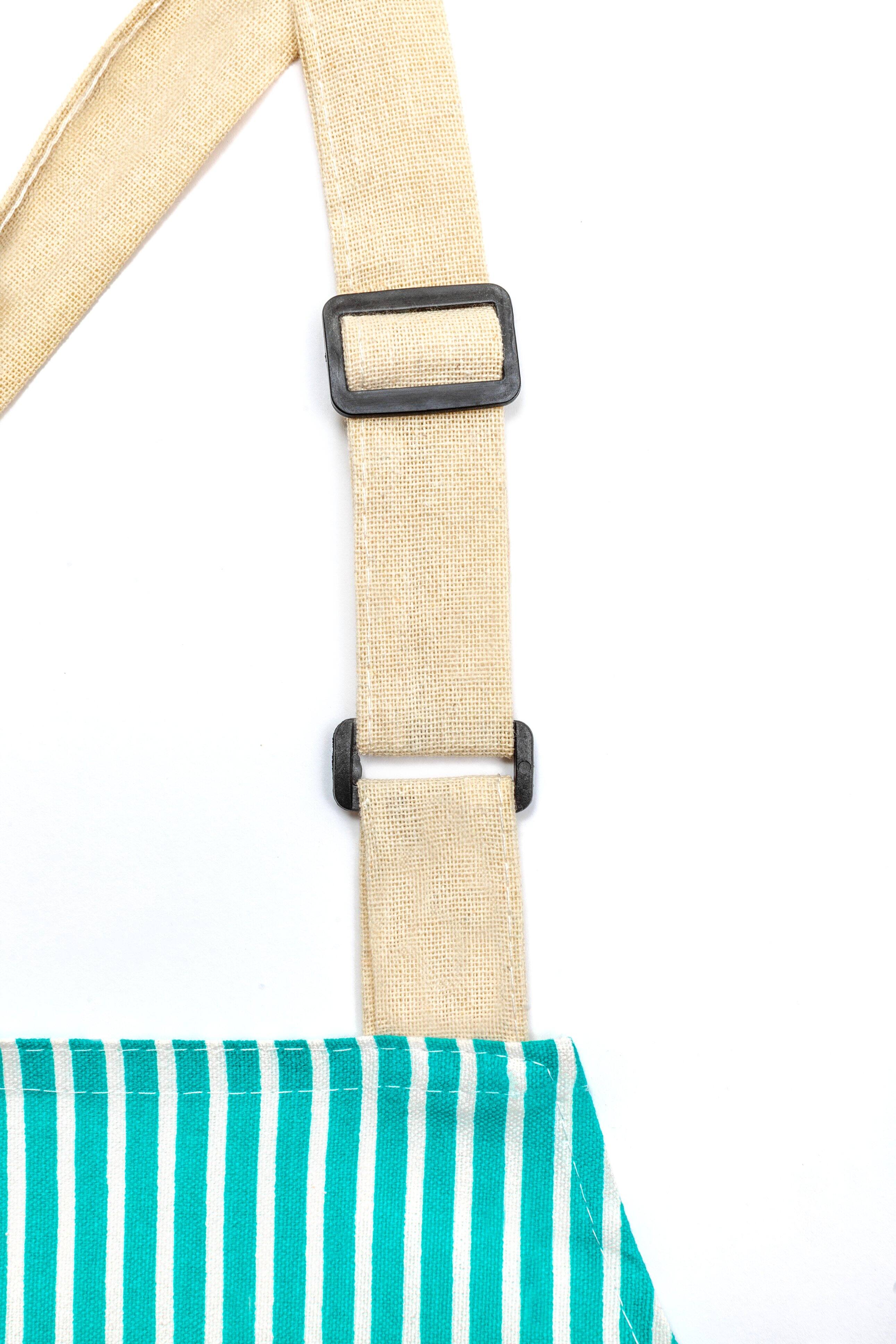 Alt View 9. Tovla Jr - Apron Gift Set for Kids - Baking and cooking with Pocket for Boys and Girls - Striped Print - Striped.